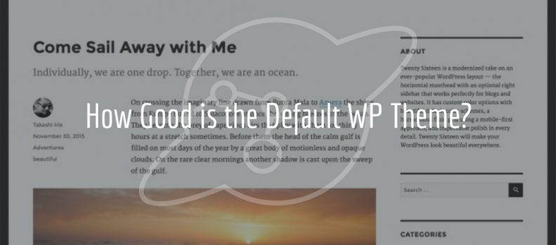 (English) A Closer Look at the Default WordPress Theme